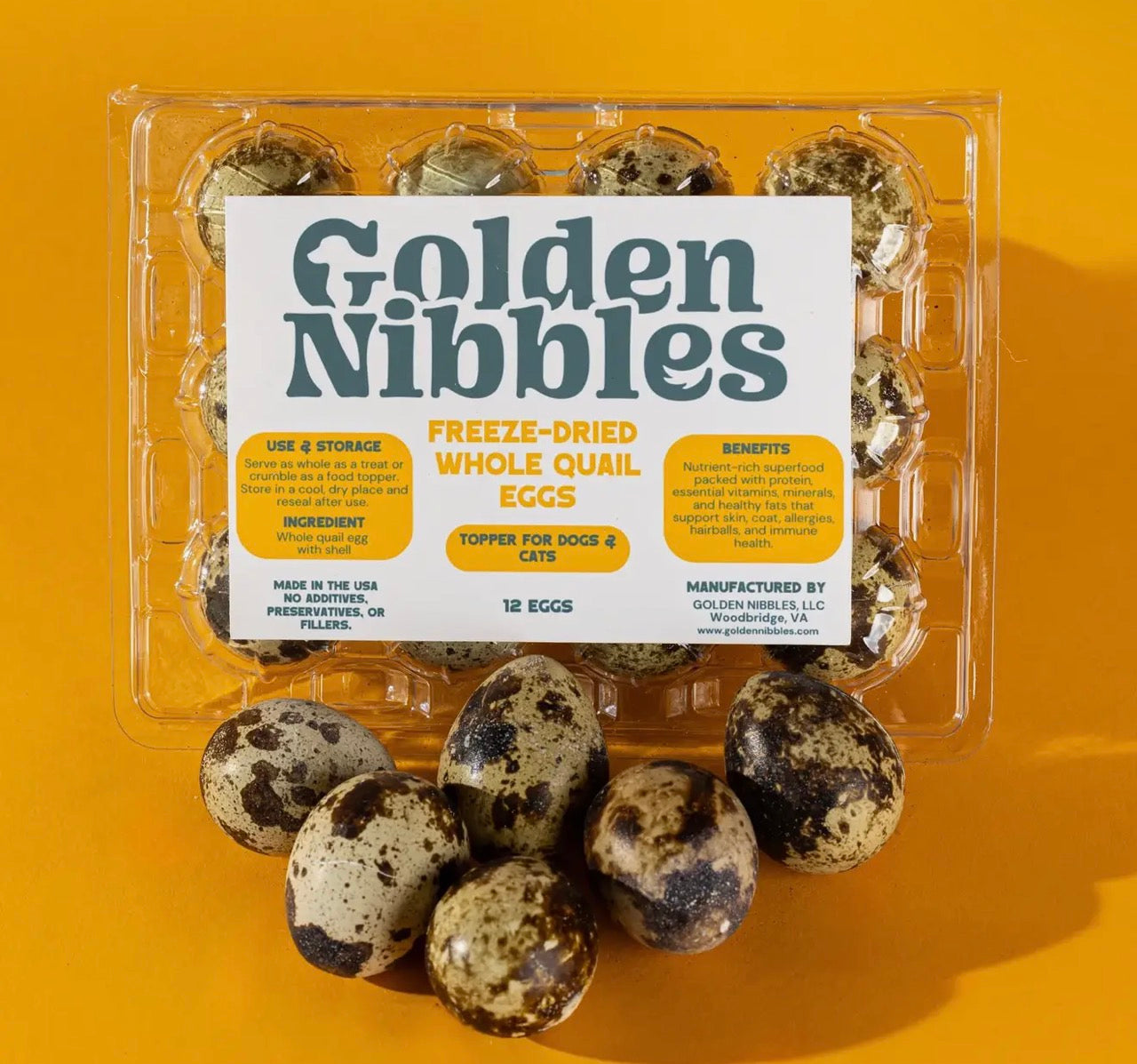 Golden Nibbles 带壳鹌鹑蛋