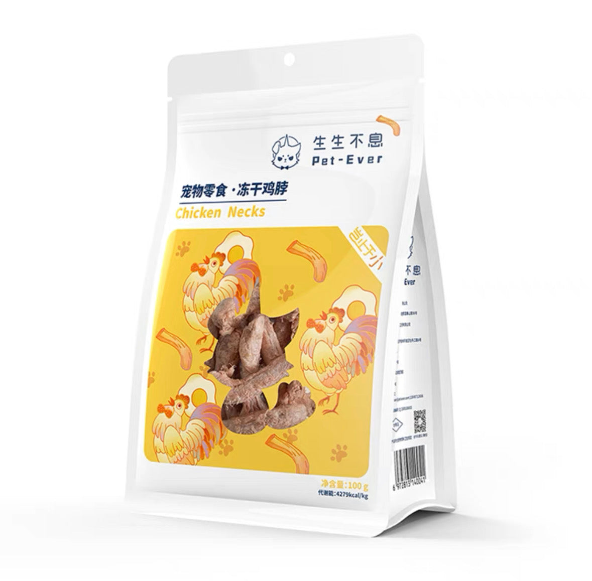 生生不息 鸡脖100g 🐱🐶