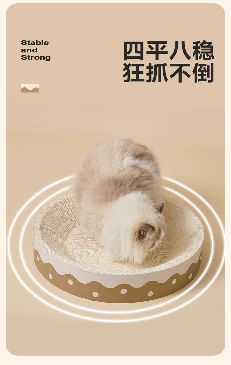 paperwork 波点圆窝 猫抓板猫窝一体