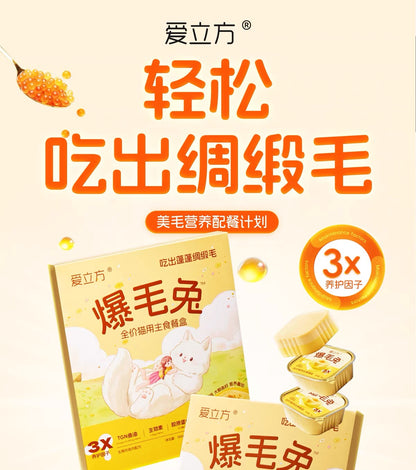 爱立方 爆毛兔餐盒*9