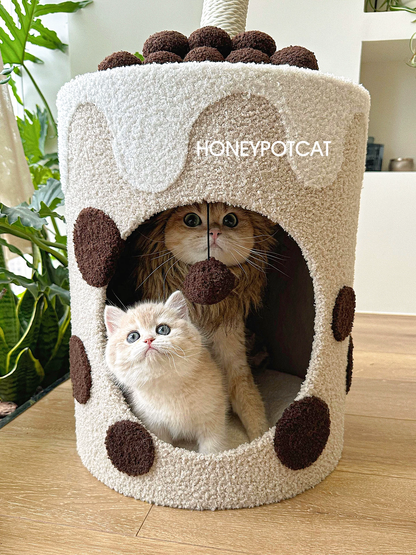 蜜罐猫瑞士卷猫窝